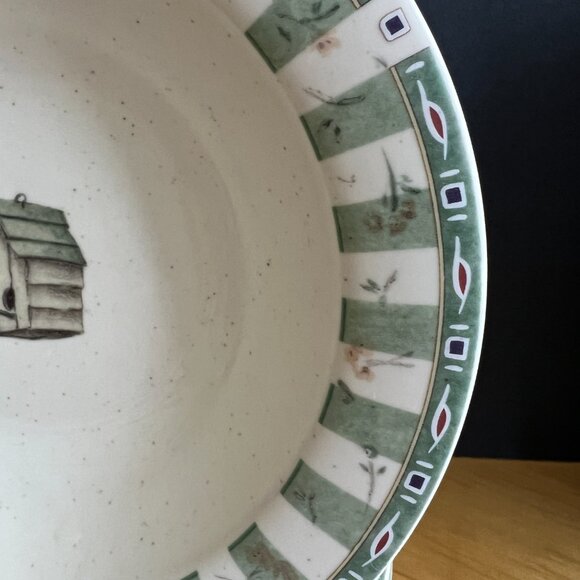 Portfolio by Pfaltzgraff Naturewood Design Set of 4 Stoneware Bowls Made in USA - Picture 6 of 7